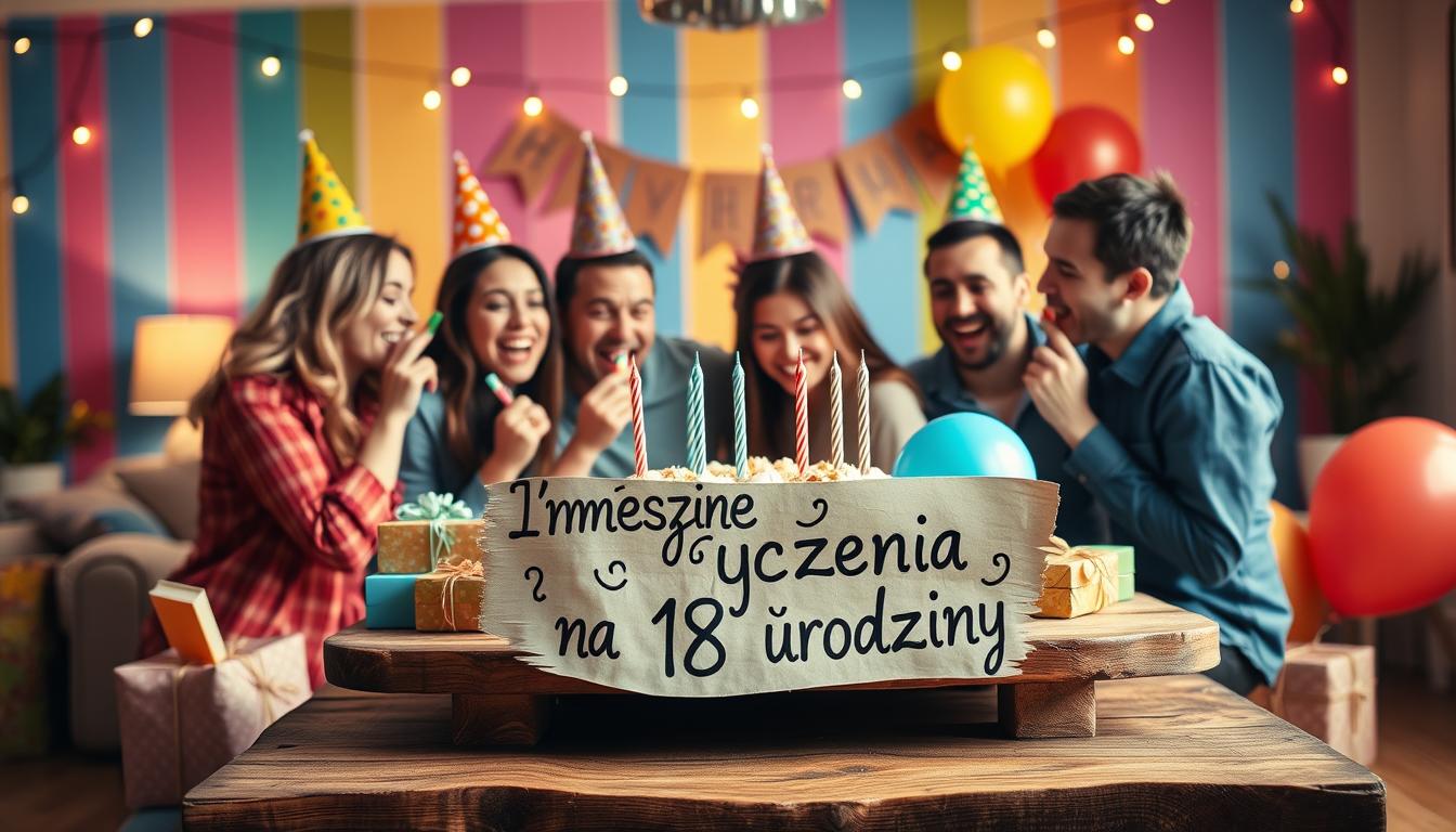 Śmieszne życzenia na 18 urodziny