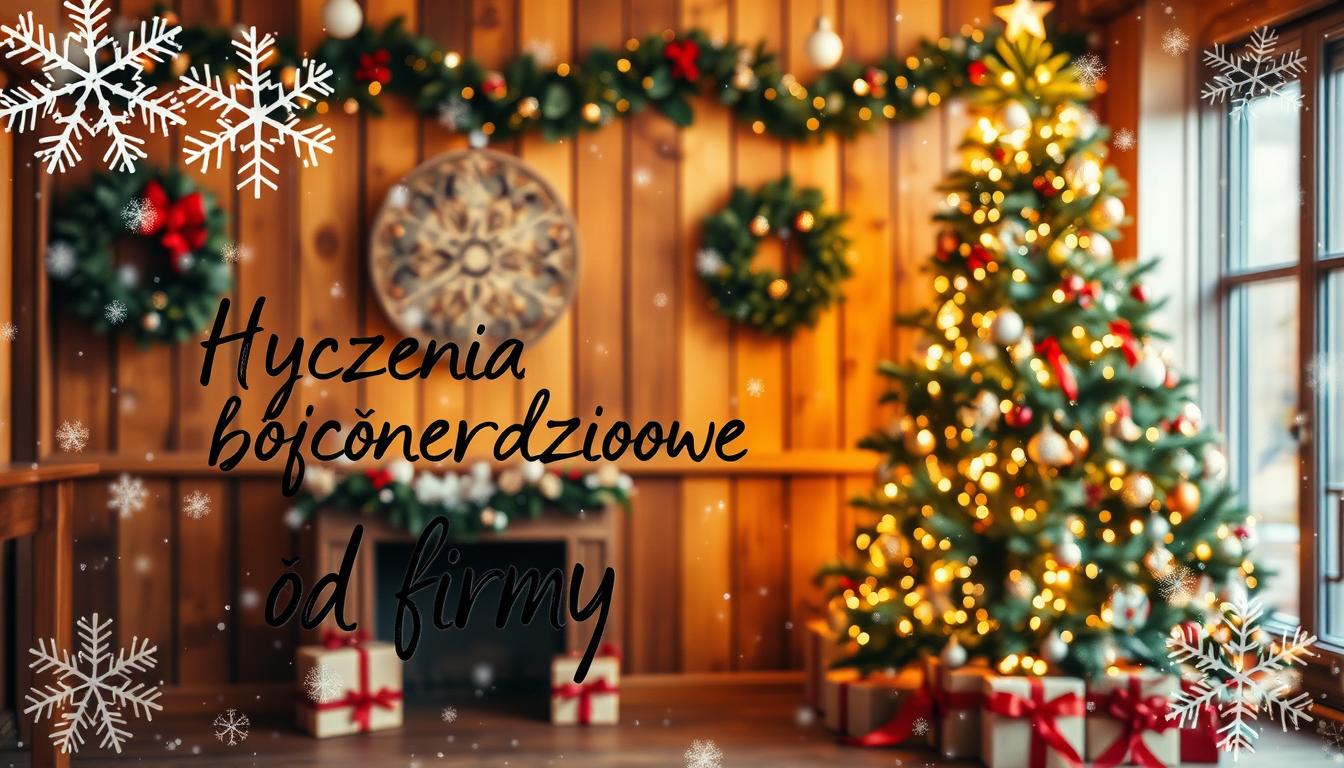 Życzenia bożonarodzeniowe od firmy