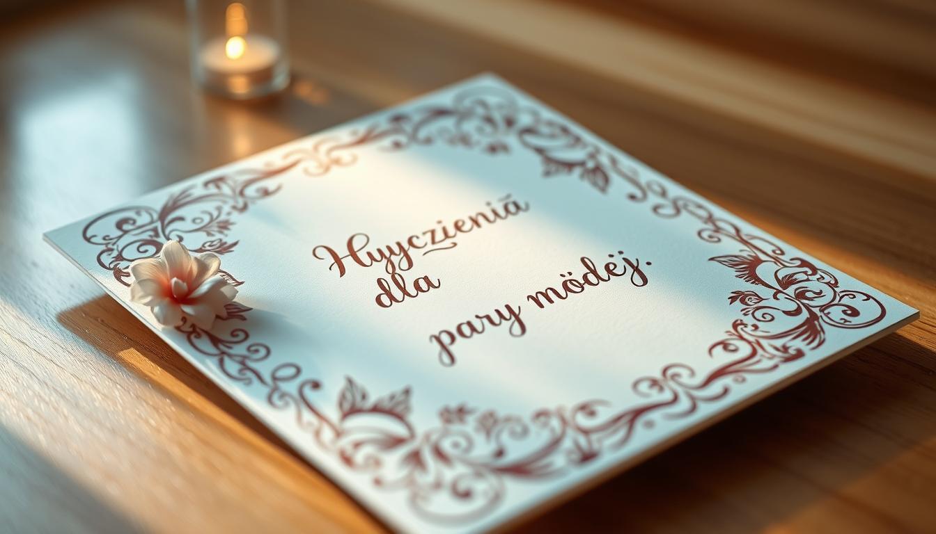 Życzenia dla pary młodej