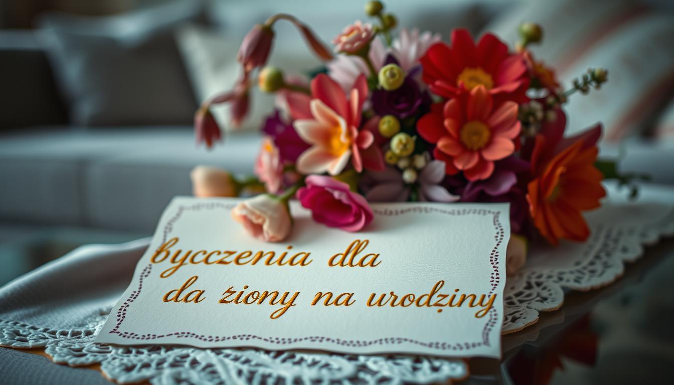 Życzenia dla żony na urodziny