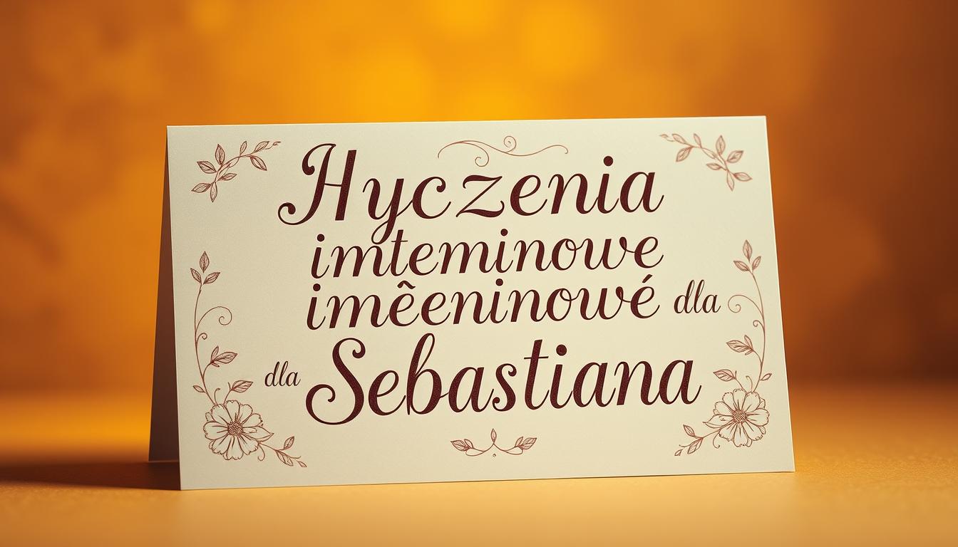 Życzenia imieninowe dla sebastiana