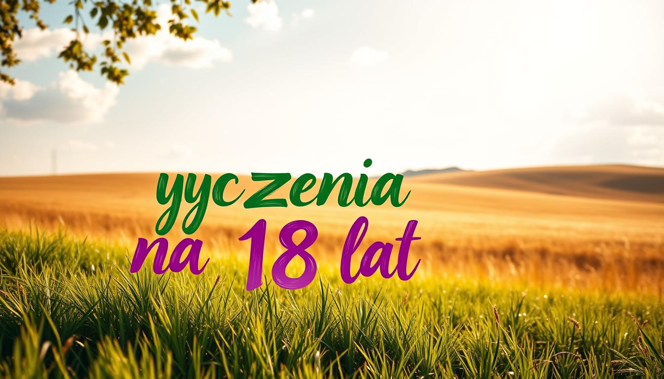 Życzenia na 18 lat