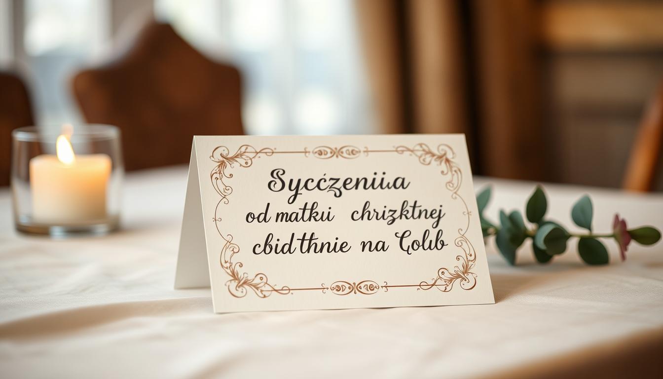Życzenia od matki chrzestnej na ślub