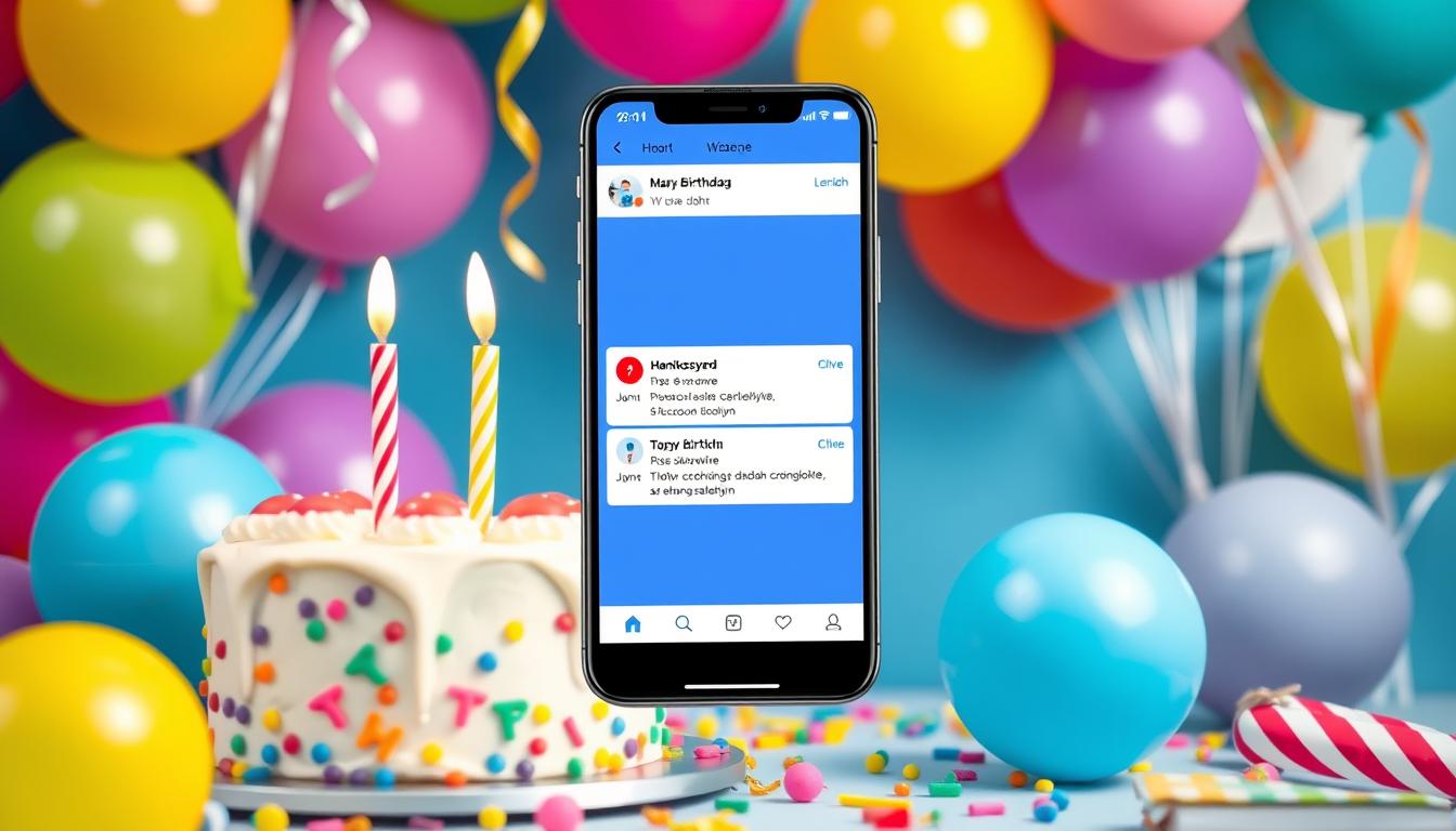 Kolorowe balony urodzinowe i podziękowania za życzenia urodzinowe na fb