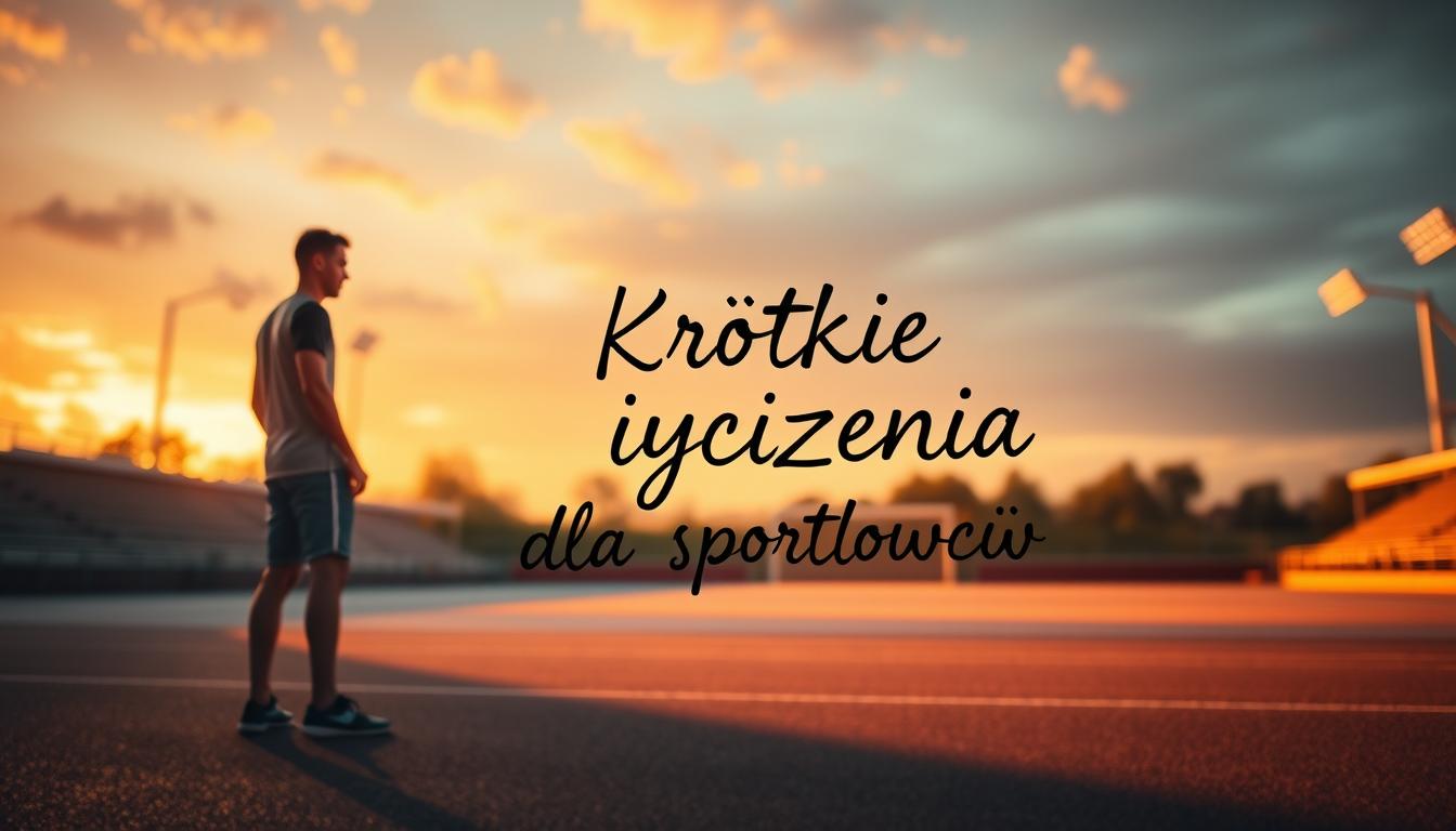 Krótkie życzenia dla sportowca