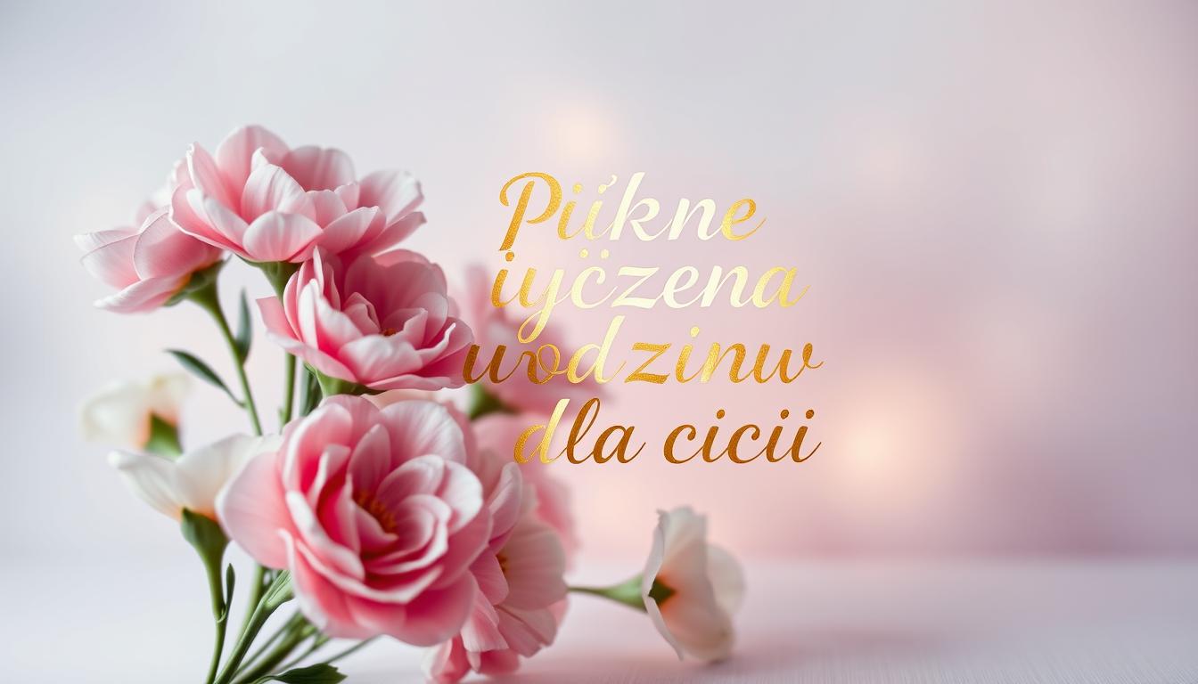 Piękne życzenia urodzinowe dla cioci