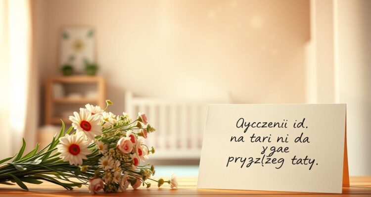 Życzenia dla przyszłego taty