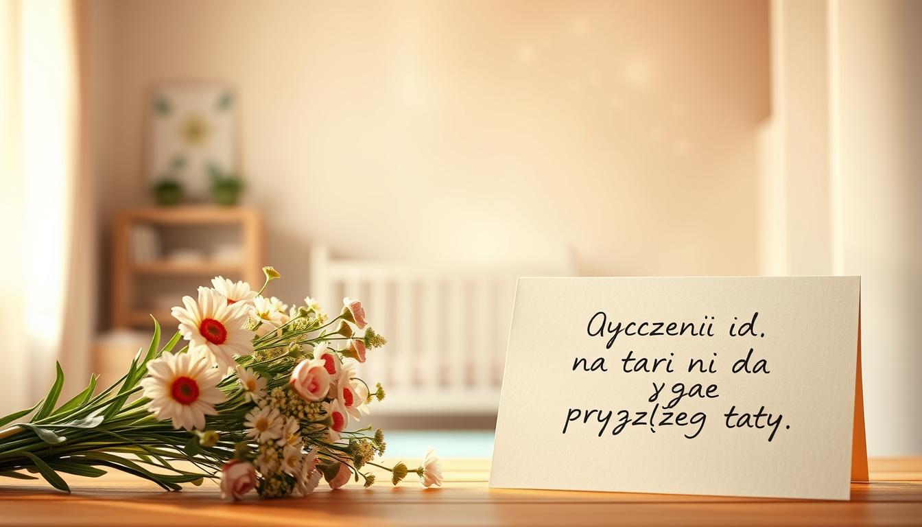 Życzenia dla przyszłego taty