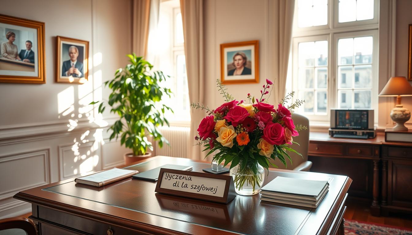 Życzenia dla szefowej