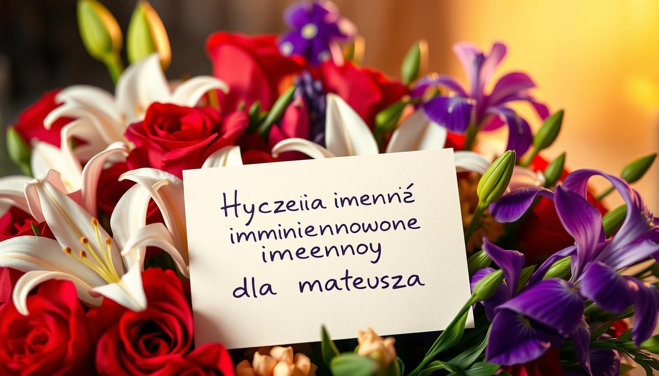 Życzenia imieninowe dla mateusza