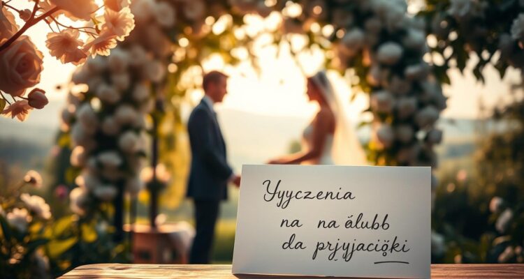 Życzenia na ślub dla przyjaciółki