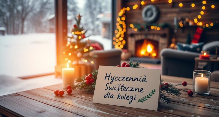 Życzenia świąteczne dla kolegi