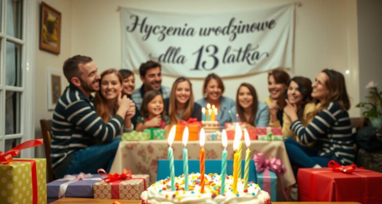 Życzenia urodzinowe dla 13 latka