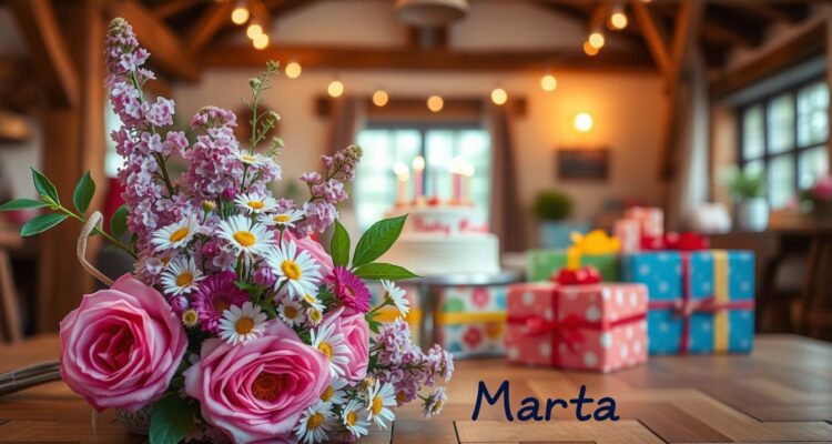 Życzenia urodzinowe dla marty