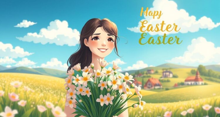 Życzenia wielkanocne dla koleżanki