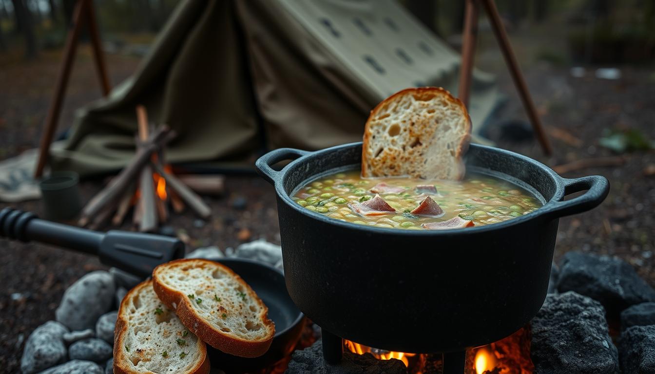 Zupa grochowa wojskowa