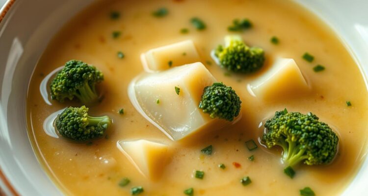 Zupa krem z brokułów z ziemniakami