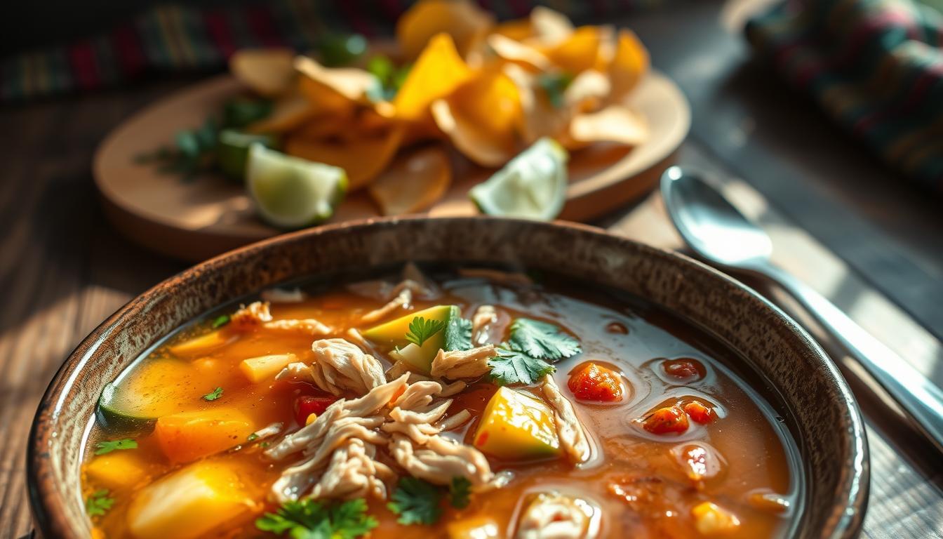 Zupa meksykańska z kurczakiem