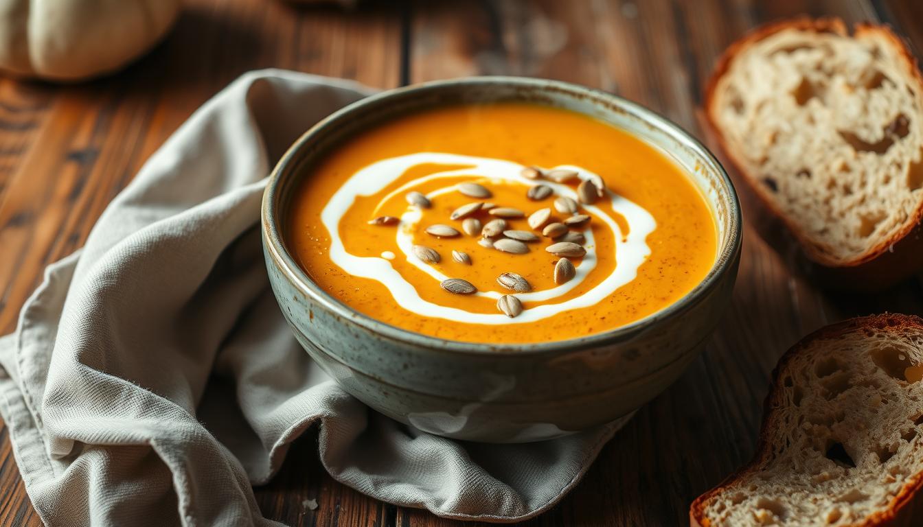 Zupa z pieczonej dyni